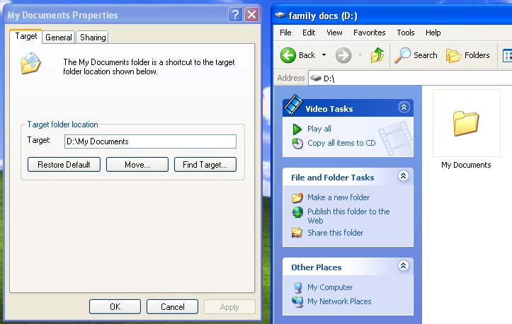 Windows XP Settings