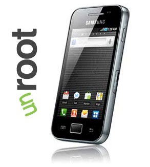 How to Unroot Samsung Galaxy Ace with Android 2.3.4 or 2.3.3